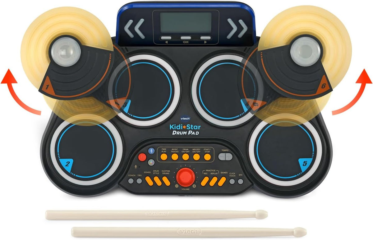 Kidi Star Drum Pad, Black