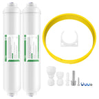 Membrane Solutions Inline Water Filter Kit for Refrigerator and Ice Maker