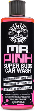 Mr. Pink Car Wash Soap - 16 oz Super Suds Foaming Car Wash Soap for Cannon, Blaster, or Bucket Washing - pH Balanced