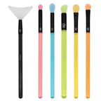 Blend & Defend 6PC Eye Makeup Brush Kit with Eye Shield, Vegan