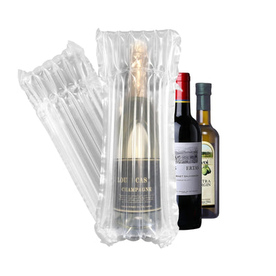 36 Pack Inflatable Wine Shipping Packaging Wine Shipper Thick Material Bottle Packaging for Air Travel, Liquor