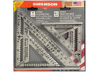 Swanson 7-Inch Speed Square Pro and 4.5-Inch Speed Trim Square Set (S0100-AS0145)