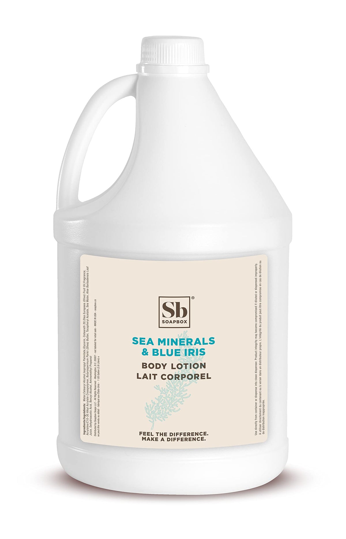 Sea Minerals & Blue Iris Body Lotion - 1 Gallon Refill Bulk Size