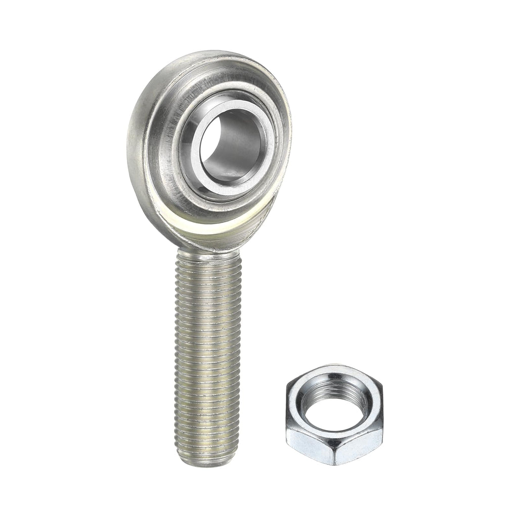 uxcell CM8 Rod End Bearing 1/2" Bore, 1/2-20 UNF RH Male, 1045 Steel
