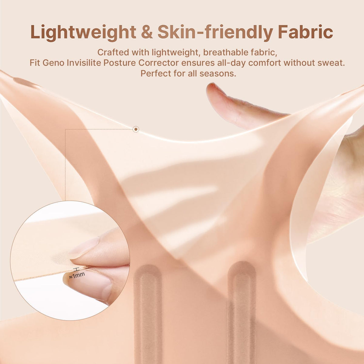 Invisilite Posture Corrector for Women Adjustable Upper Back Brace