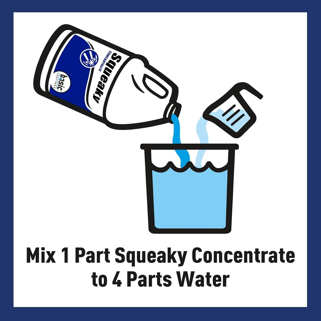 Squeaky Hardwood Laminate Floor Cleaner Concentrate, 1 gal