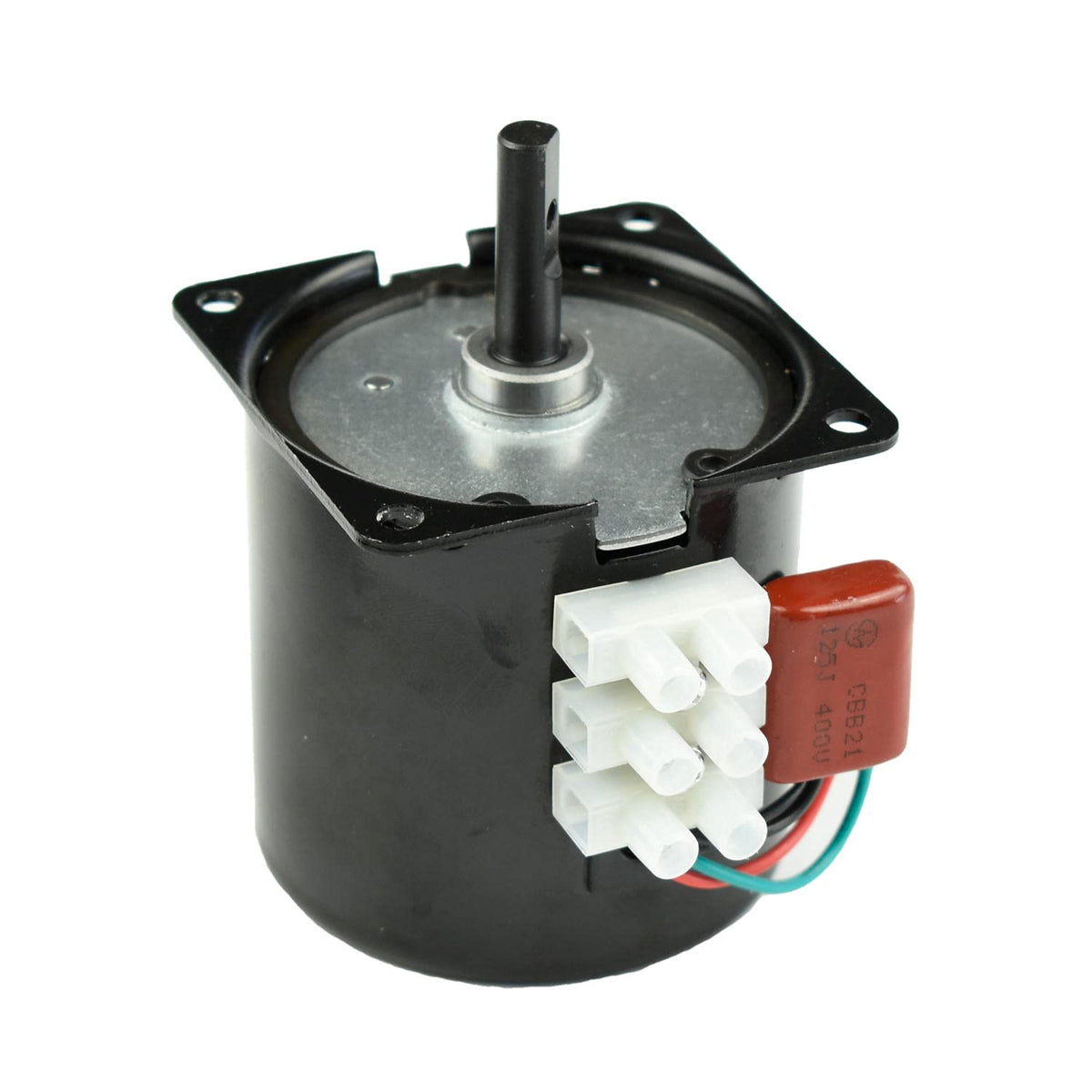 60KTYZ 110V 60-72RPM Permanent Magnet Synchronous Gear Motor with Fixed Bracket and Power Cord Switch Plug
