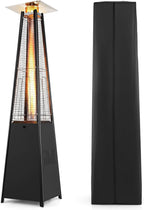 45000 BTU Pyramid Patio Heater with Wheels & Zippered Cover