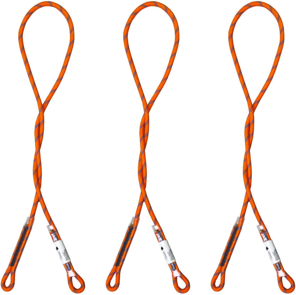 8mm (5/16") Prusik Swen Eye-to-Eye Pre-Sewn 30 inch / 45 inch Climbing Utility Cord Multipurpose for Outdoor Climbing