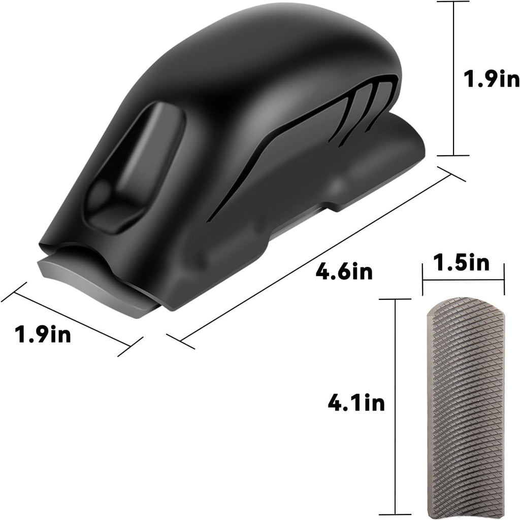 Farrier Hoof Rasp File Arc Shape Ergonomic Handle Hoof Trimming Tool with Coarse and Fine Teeth for Repairing Pony