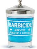 Disinfectant Jar (Small - 4 Fl Oz) – Durable Glass Immersion Container with Stainless Steel Lid and Tray –