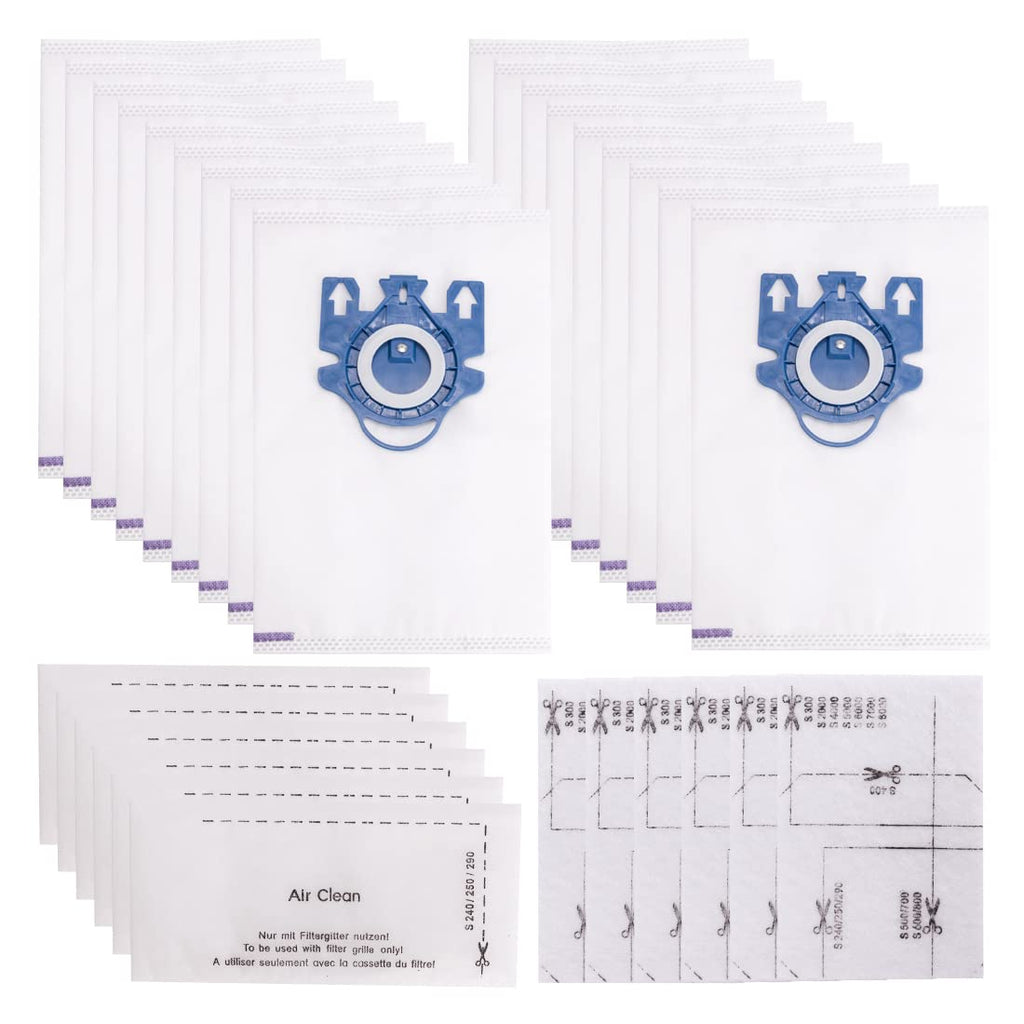 Replacement Miele Vacuum Bags For Miele 3D GN Efficiency Bags