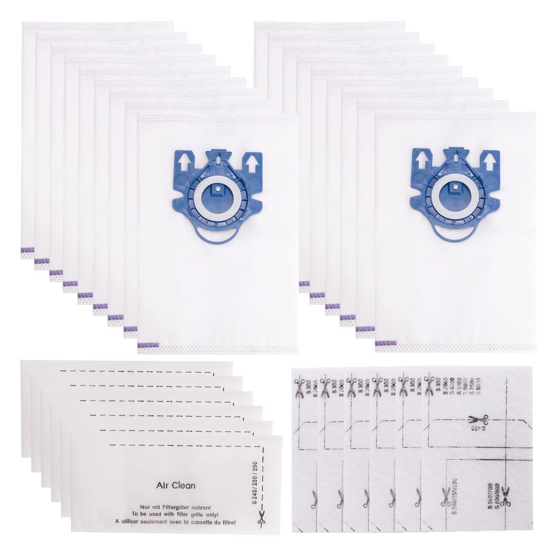 Replacement Miele Vacuum Bags For Miele 3D GN Efficiency Bags