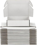 8x6x3 White Shipping Boxes for Small Business, Packing, 25 Pack
