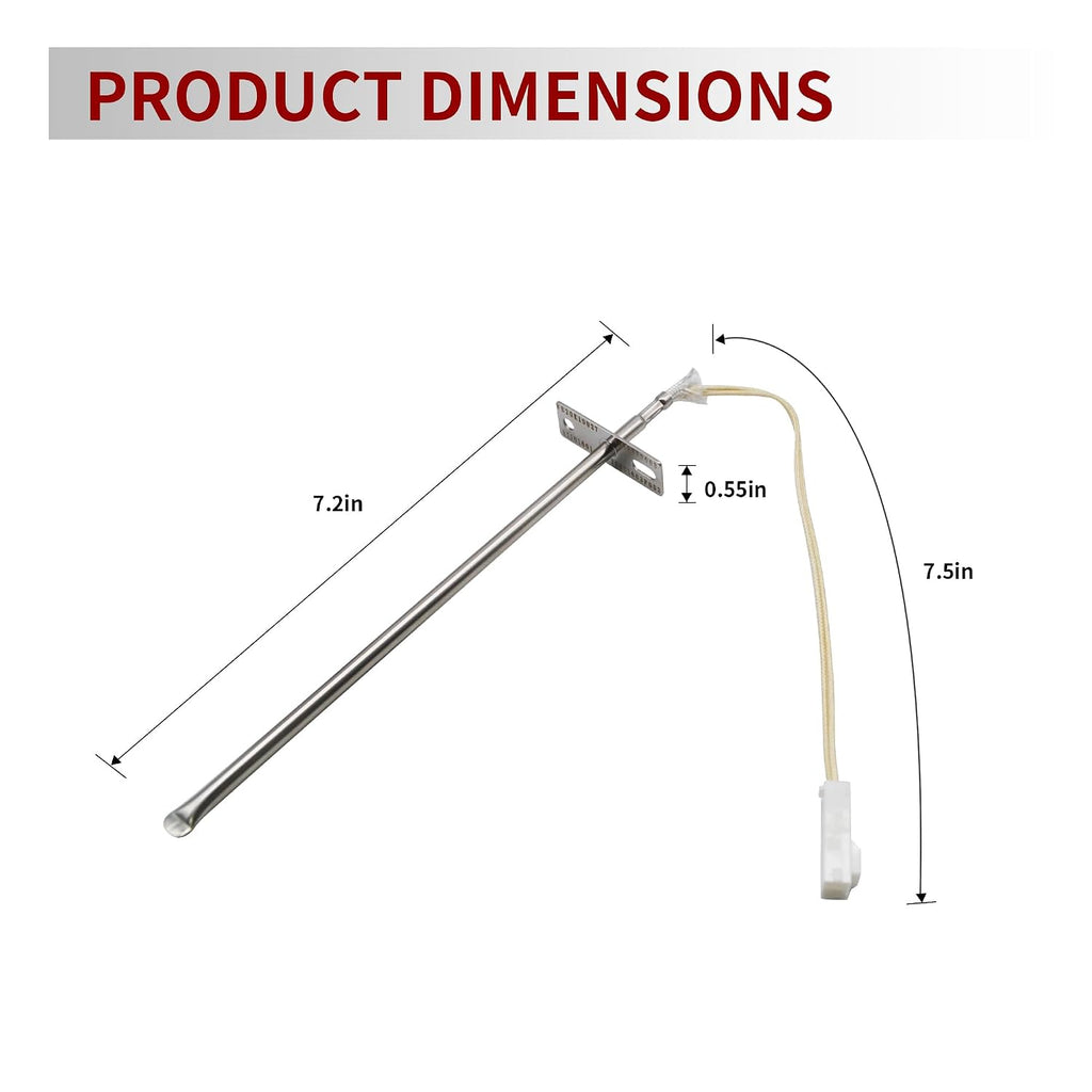 WB20K10027 Gas Range Oven Temperature Sensor Replacement Parts for G-E Replaceable Model: 1567161 AH2374070 EA2374070 PS2374070