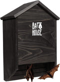 Bat Houses for Outdoors for Tree, 2 Chamber Bat Boxes for Outside to Attract Bats to Land and Roost, Durable and Easy