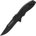 Accessories Extreme Ops SWA24S 7.1in S.S. Folding Knife with 3.1in Serrated Clip Point Blade and Aluminum Handle for