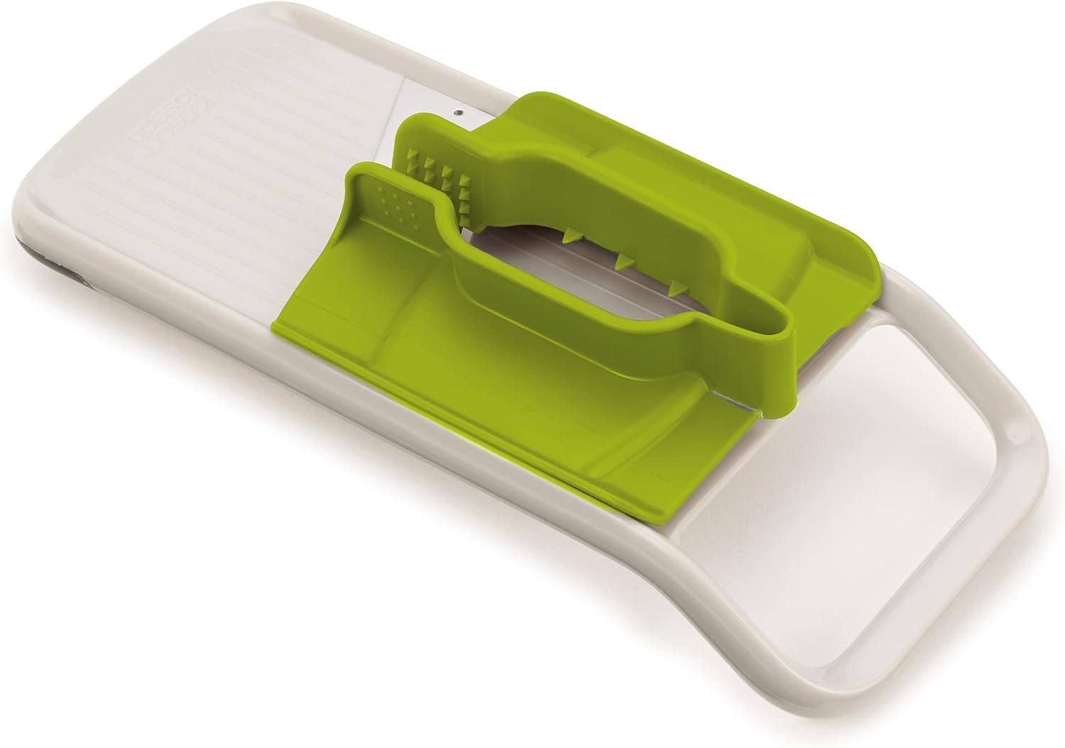 Duo Multi-Grip Mandoline, Fruit and Vegetable Slicer with Precision Food Grip, White