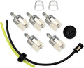 LIZAPUS Fuel Line Fuel Filter Kit Compatible with Husqvarna 130BT 170BF