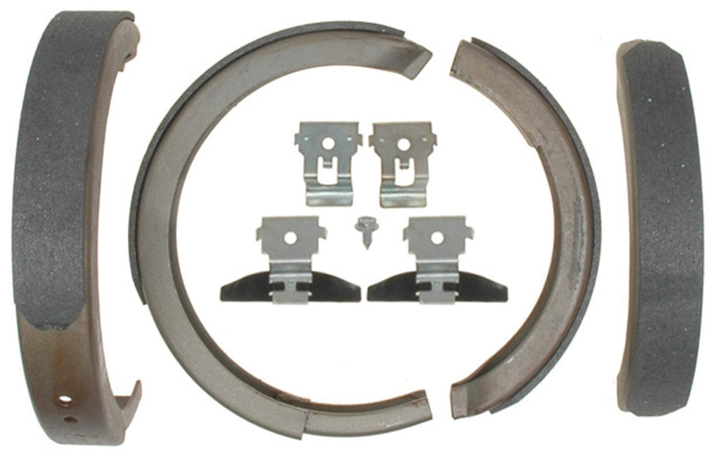 ACDelco Advantage 14781B (19287950) Bonded Rear Parking Brake Shoe with Hardware