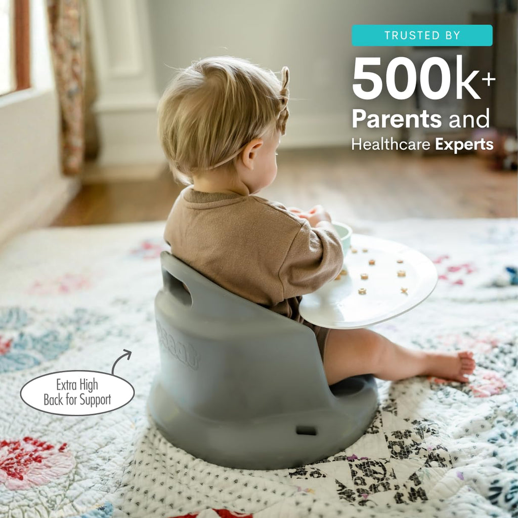 – The Original Ergonomic Baby Floor & Booster Seat with Tray, Developed with Physical Therapists for Upright Posture