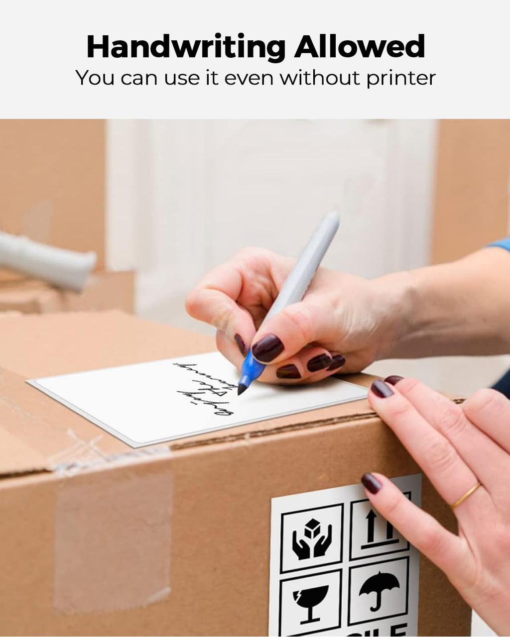 Thermal Shipping Labels, 4x6 Labels for Printer, 500 Sheets/1 Roll | Commercial Grade, No BPA and BPS, Print Clear