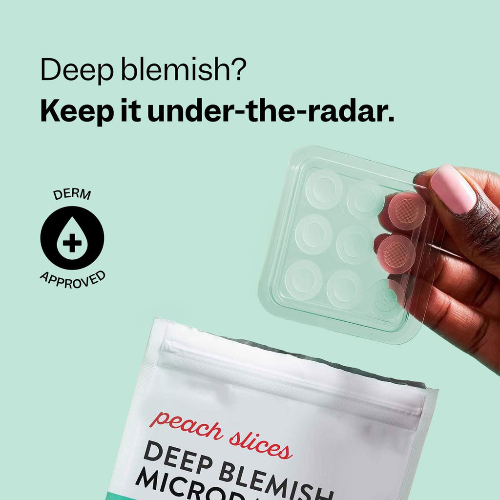 Deep Blemish Microdarts (9 ct) - Early Stage Pimple Patches for Face - Salicylic Acid, Niacinamide, Hyaluronic Acid