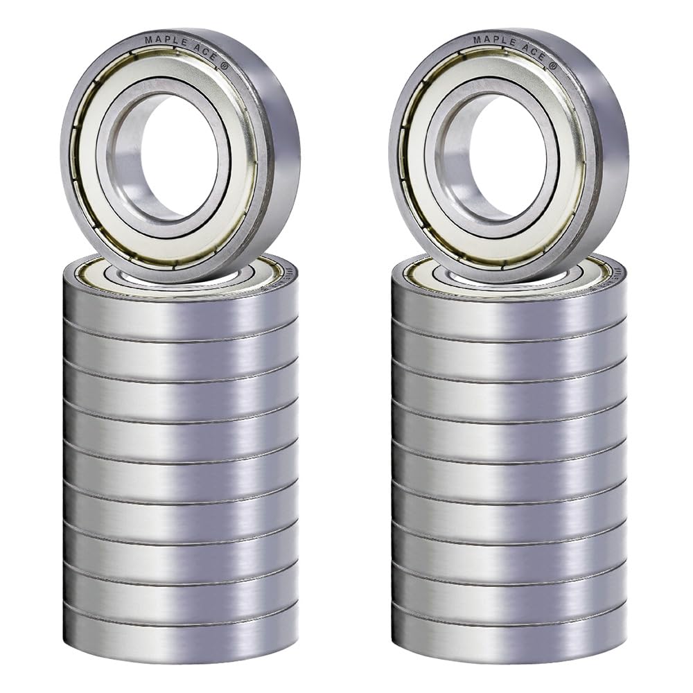 MAPLE ACE 6204-ZZ Ball Bearing 20x47x14mm 6204 ZZ Metal Shielded (Qty 20)