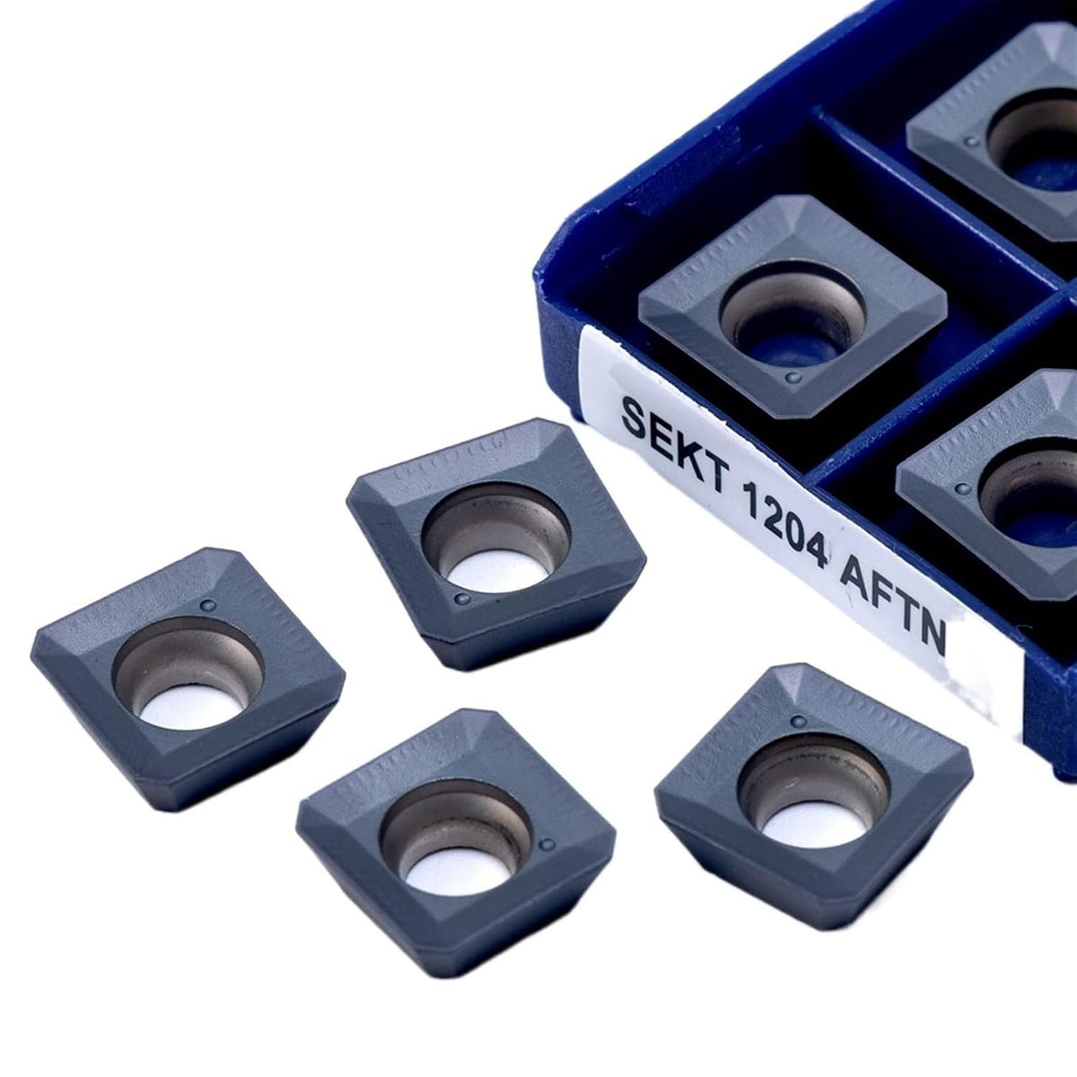 Turning Indexable Inserts Carbide 10PCS SEKT1204 AFTN LT30 Outer Grooving Tool Holder Carbide Blade Turning Lathe Insert Hard Alloy