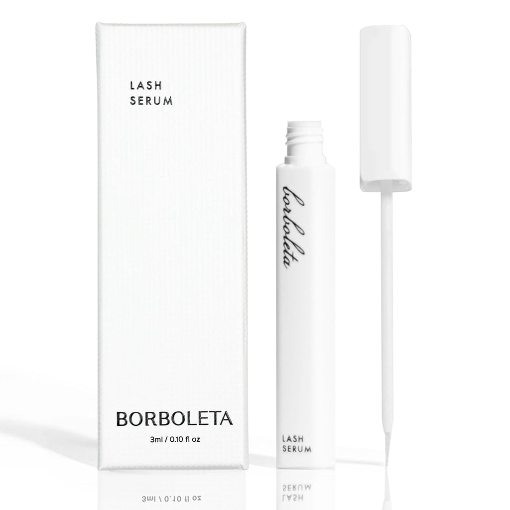 Lash Serum, Eyelash Serum for Longer, Thicker, and Fuller Looking Natural Eyelashes, (Full Size, 3 Month Supply)
