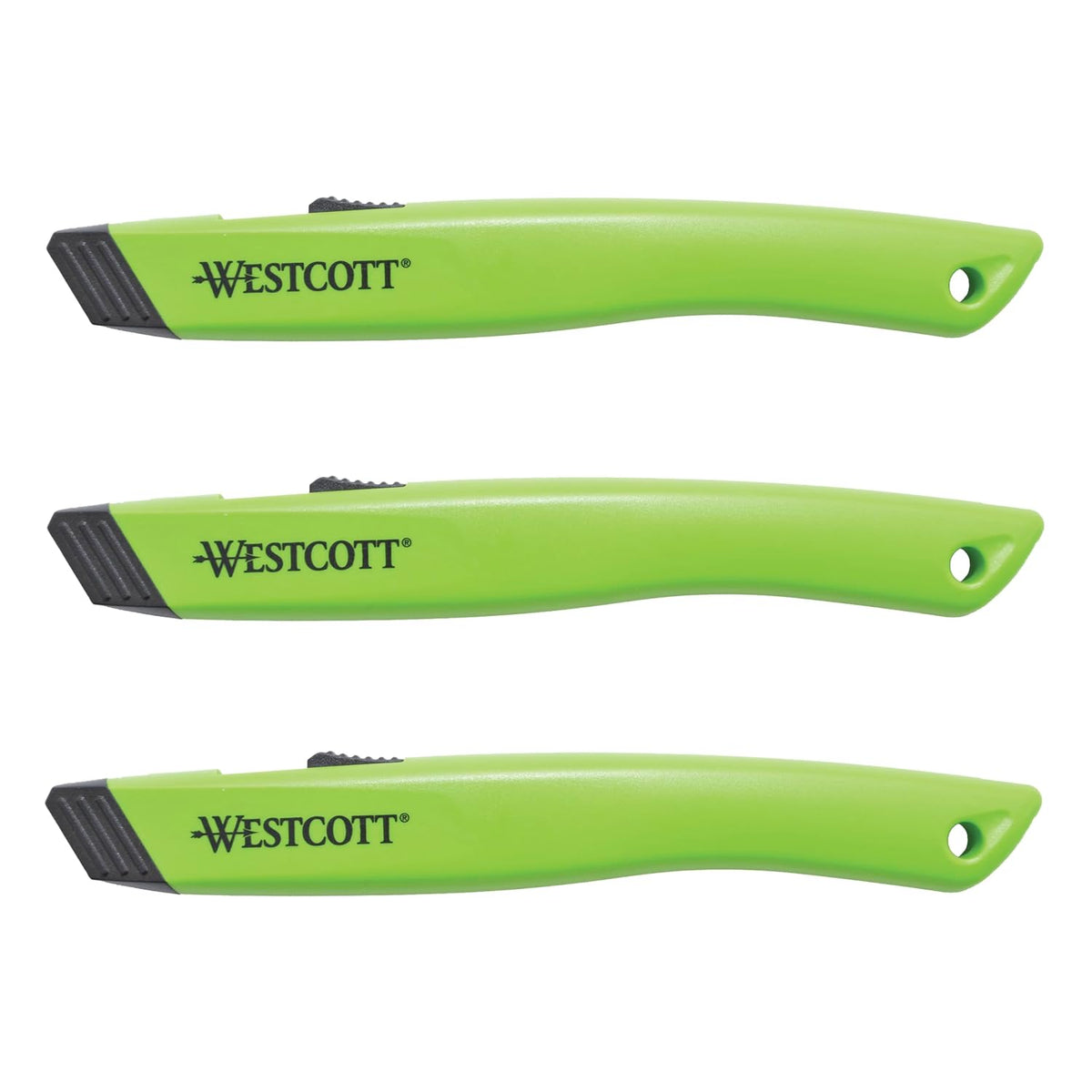 Box Cutter Safety Ceramic Utility Knife, 3-Pack
