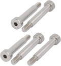 uxcell 5pcs 304 Stainless Steel Hex Socket Shoulder Bolt 6mm Shoulder Dia 30mm Shoulder Length M5 Thread