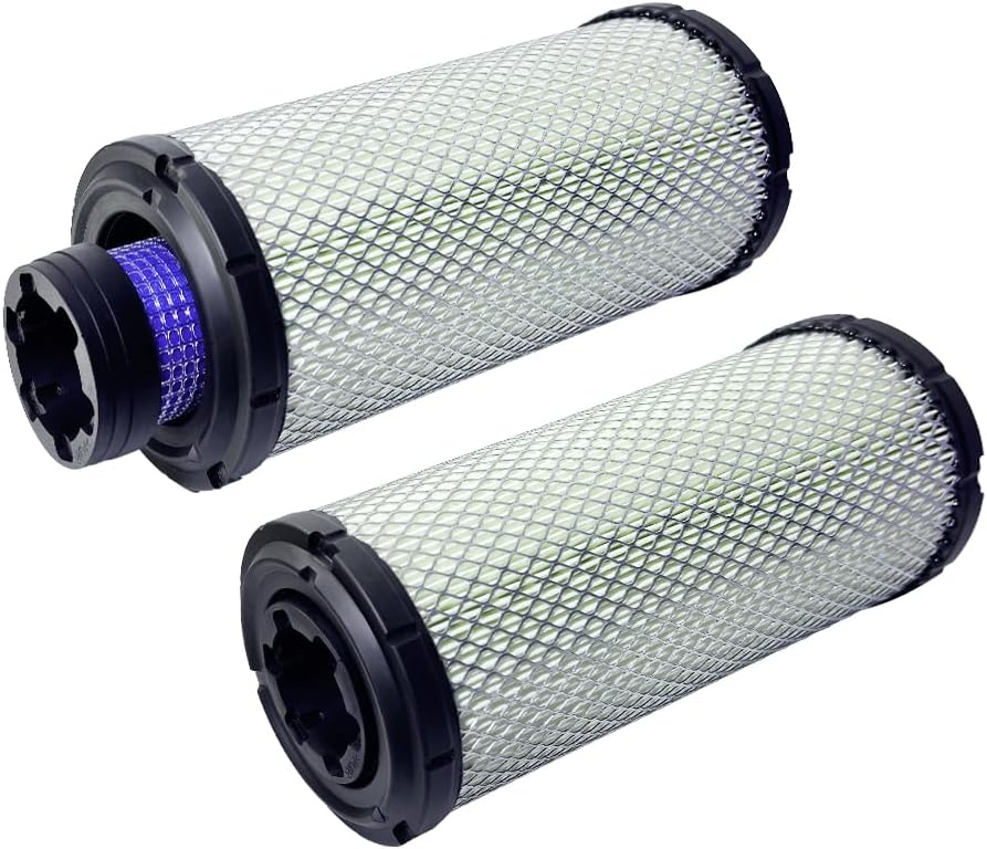 2 Sets Air Filter for Kawasaki 11013-7044 & 11013-7045 Inner & Outer, fit for Kohler 25-083-01-S M131802 M131803，Compatible with Donaldson P822858&P821575