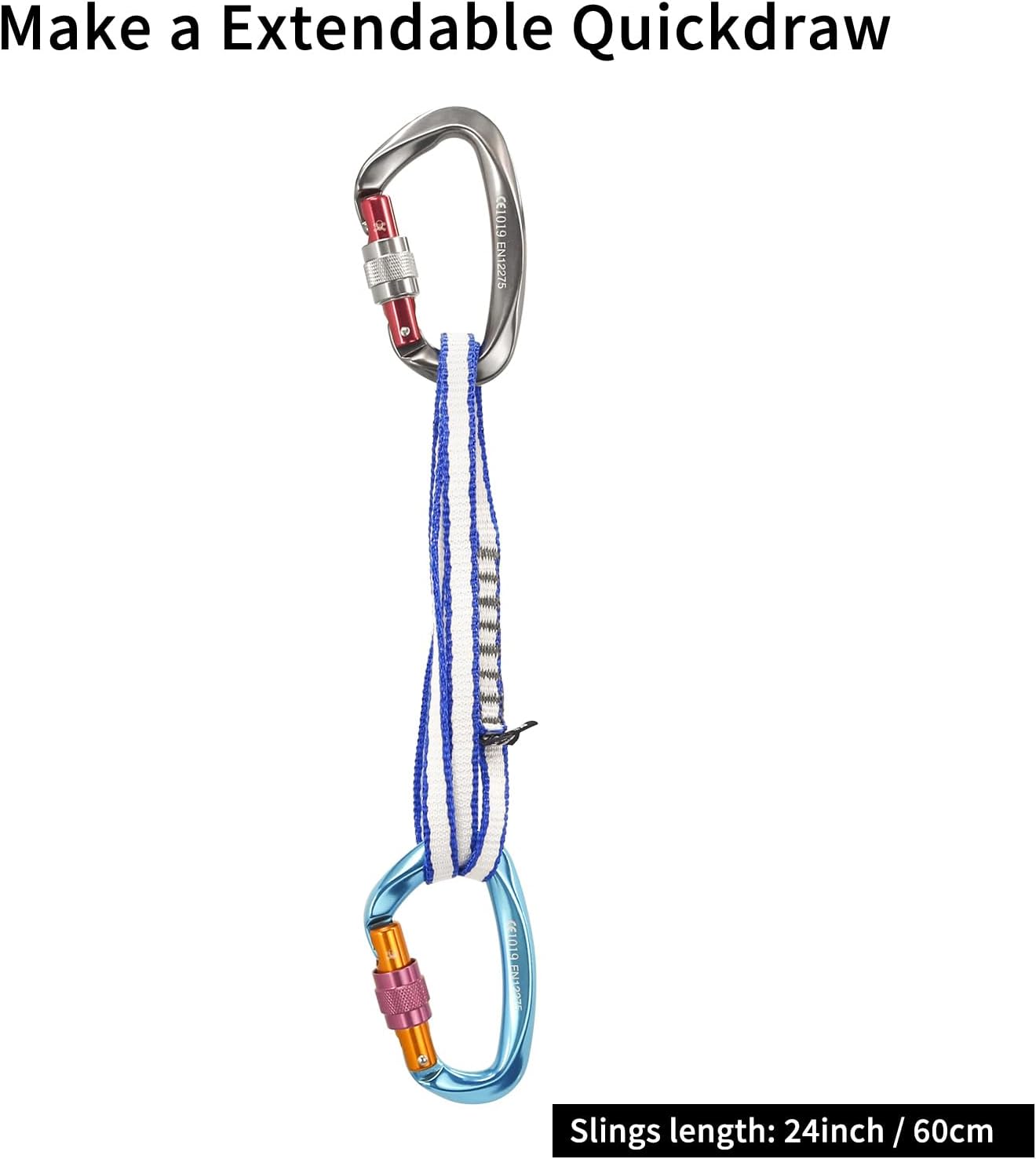 Climbing Sling 10mm Dyneema Sling Runners 22KN 4840LB Climbing Utility Cord Rock Climbing, Creating Anchors System