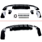 BEOC Rear Diffuser for 2016-2024 Chevy Camaro LS LT RS SS - Glossy Black