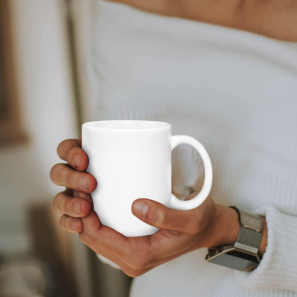 Set of 36 Sublimation Blanks Dishwasher White Ceramic Coffee Mugs 11oz Blank Ceramic Classic Drinking Cup Mug For