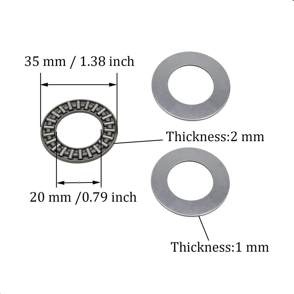 DEEG 8 PCS 9040H Front Wheel Bushing to Bearing Conversion Kit