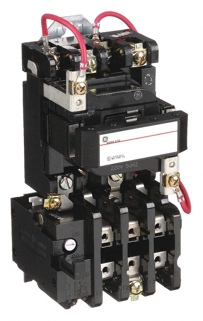 General Electric CR306B002 Magnetic Motor Starter, Nema, 120V, 3P, 18A