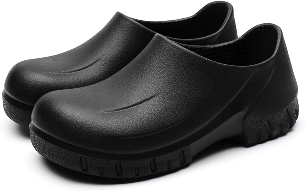 Unisex Non Slip Work Clogs - Slip, Water & Oil Resistant Shoes for Kitchen Chef Nursing Gardening Professionals