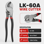 LingChievo Battery Cable Wire Crimper Tool for AWG 8-1/0 Lug&Terminal