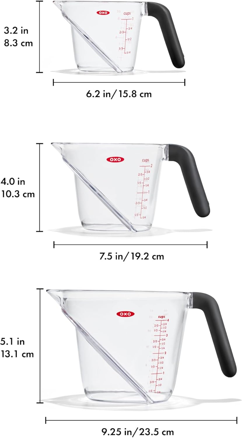 Good Grips 3-Piece Angled Measuring Cup Set