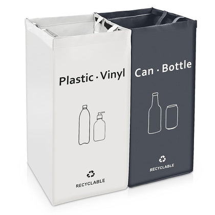 Recycling Bin, Separate Large Recycle Bins for Kitchen - Indoor Home Trash Bin, Recyclable Waste Trash Sorting