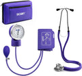 Professional Aneroid Sphygmomanometer and Sprague Rappaport Stethoscope, Manual Blood Pressure Kit with Cuff and