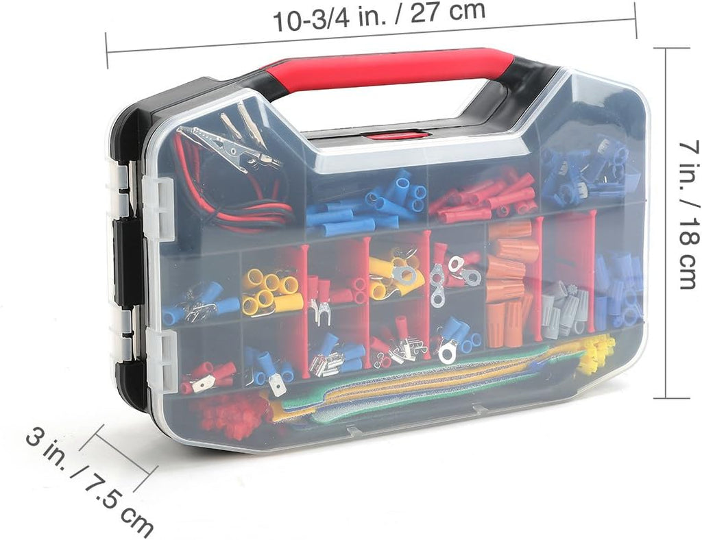 WORKPRO Crimping Tool Kit with 582PCS Heat Shrink Wire Connectors