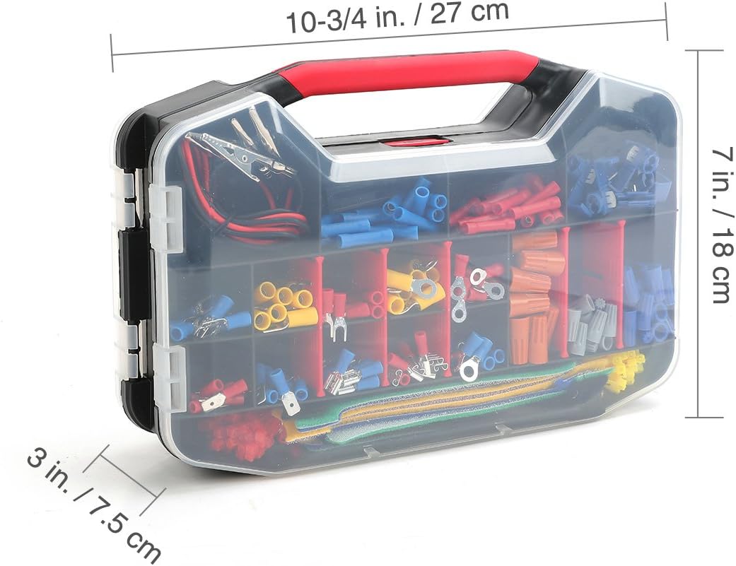 WORKPRO Crimping Tool Kit with 582PCS Heat Shrink Wire Connectors
