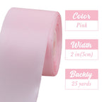 Satin Ribbons Pink 2 Inch 25 Yard for Gift Wrapping and Crafts