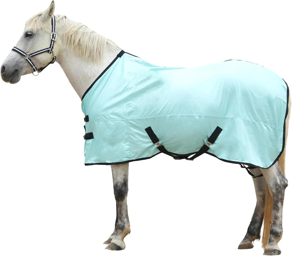 Horse Fly Sheet, Standard Neck, Breathable Fine Mesh Summer Sheet