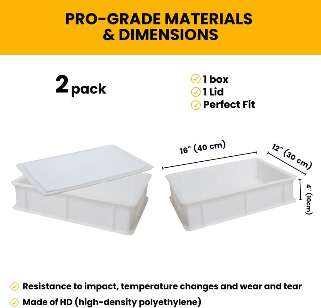 Home Refrigerator Size Dough Proofing Box Tray