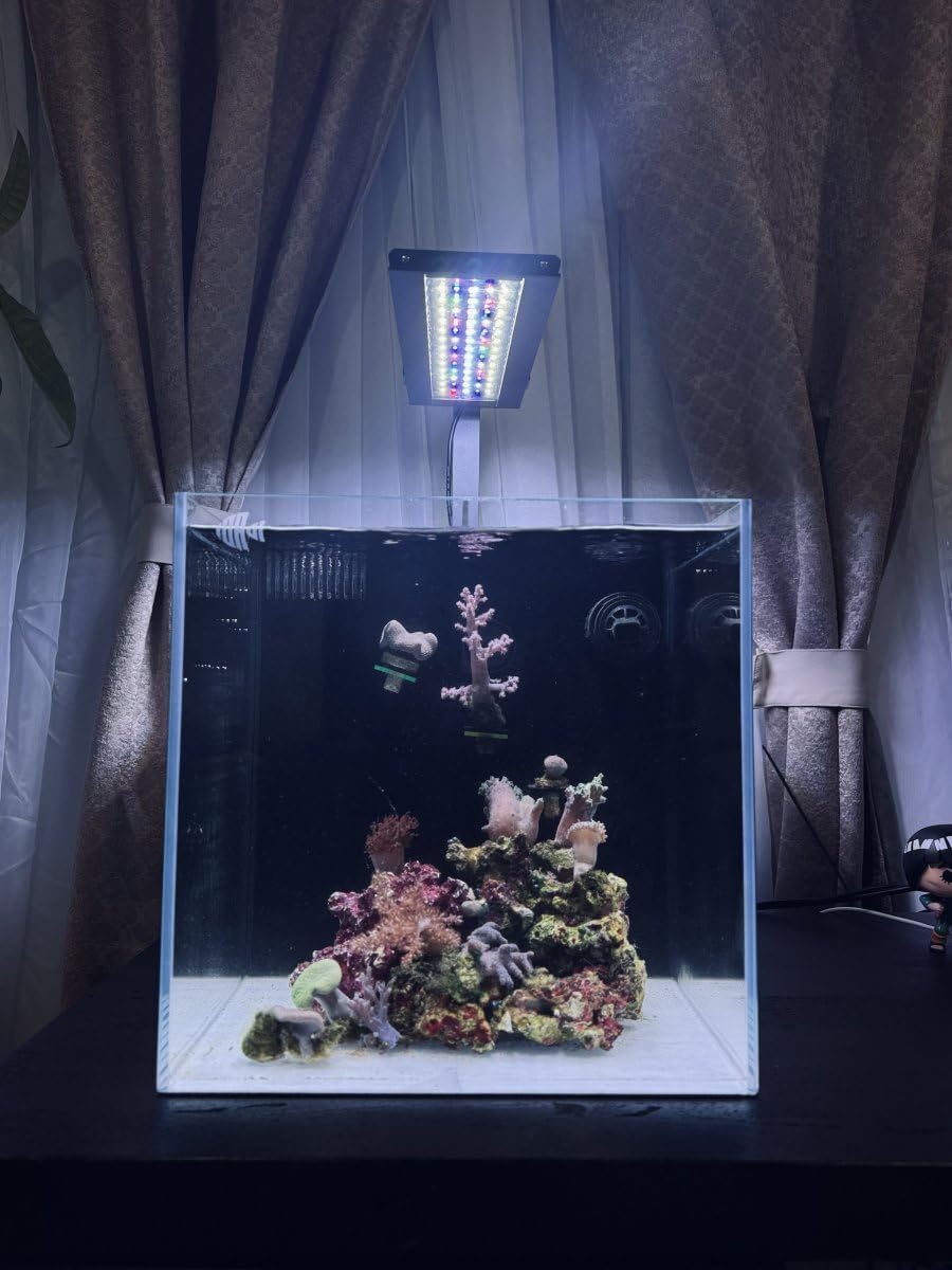 LED Aquarium Light for 12-20 Inch Tanks, Full Spectrum Fish Tank Light with 24/7 Sunrise Sunset & Moonlight Mode