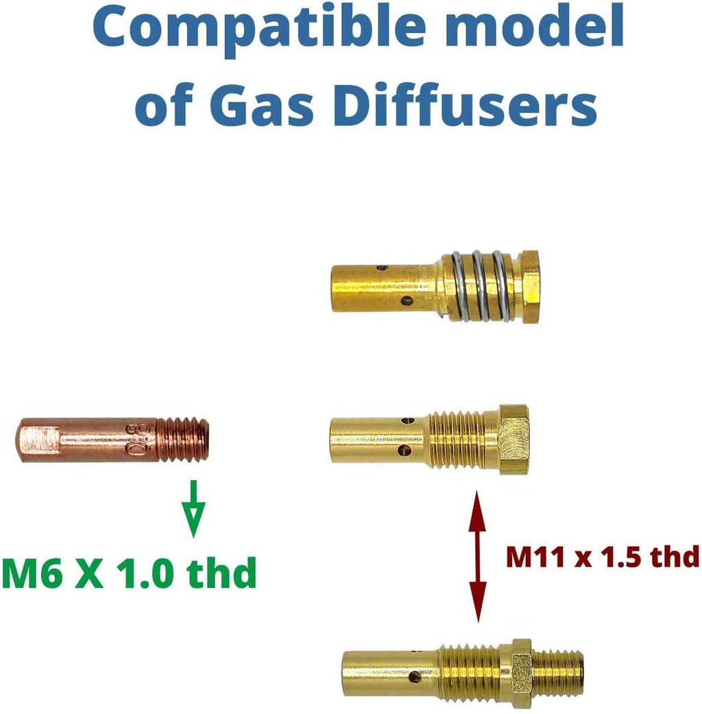 20-Pack MIG Welding Contact Tips 0.035" (0.9mm)